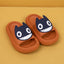 Big-Eyed Black Cat Cartoon Sandals One-Piece Soft Bottom Soft Face Parent-Child Amazon Baby Children's Slippers - Korvel