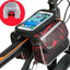 Bicycle Bag Mountain Bike Front Beam Bag Touch Screen Mobile Phone Bag Big Saddle Bag Frame Tube Bag Riding Equipment - Korvel