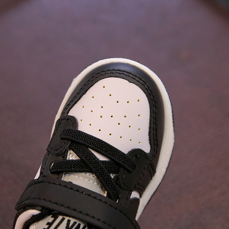 Children's Sneakers Spring And Autumn Children's Sports Shoes Boys Baby Shoes Casual Shoes Girls White Shoes - Korvel