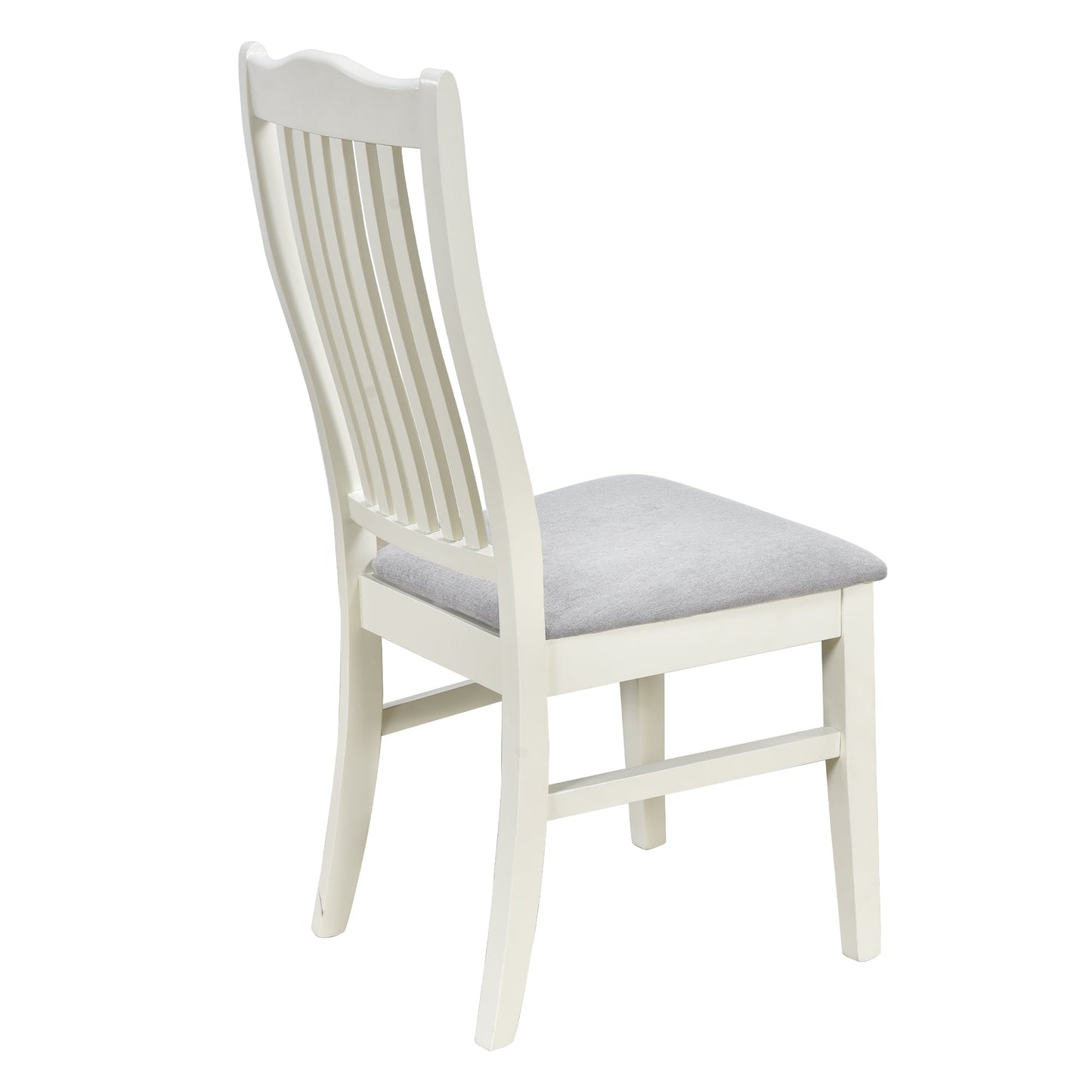 Conjunto de Mesa de Comedor de Madera de 6 Piezas TOPMAX de Estilo Mid-Century