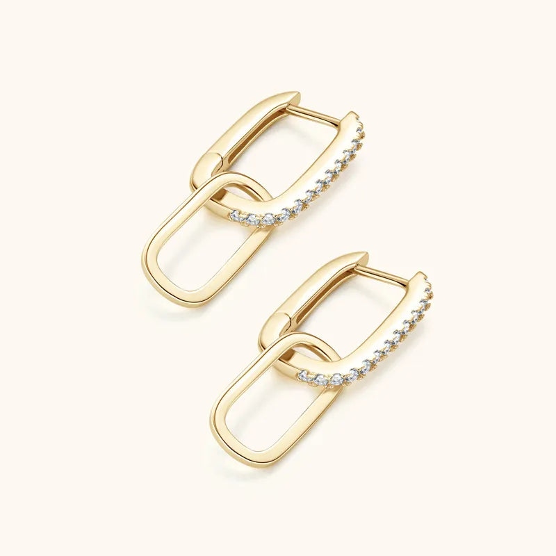 925 Sterling Silver Moissanite Earrings - Korvel