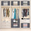 Storage Box Transparent Window Clothes Sorting Bag - Korvel