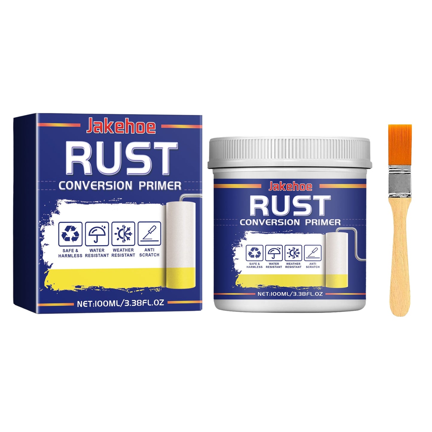 Rust Conversion Primer, Iron Door Metal Gear Bracket Rust Stair Handrail Corrosion Remover - Korvel