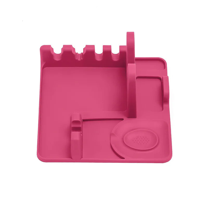 Silicone Pot Lid and Utensil Storage Rack