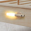 Intelligent human body sensing night light LED rechargeable corridor cabinet wall light household bathroom strong wall - Korvel