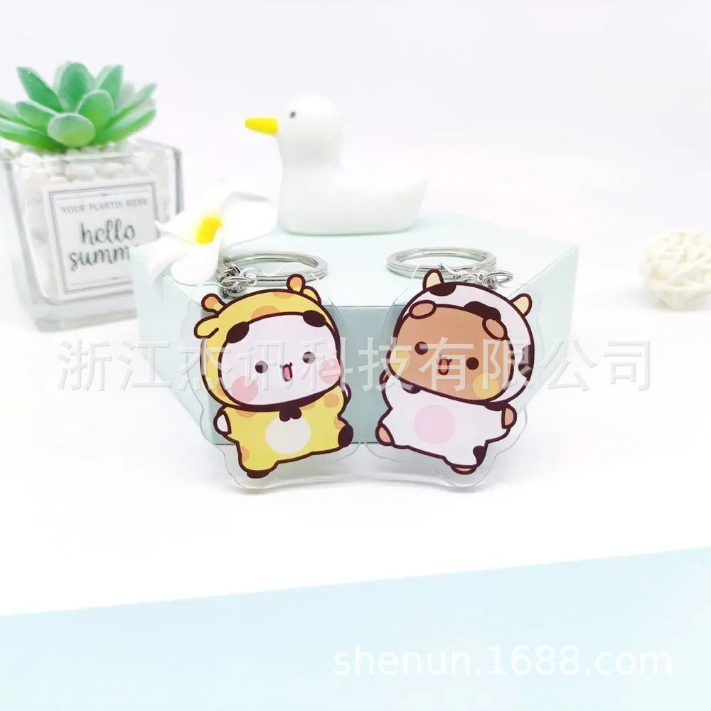 Porte-clés en pendentif Panda Géant Bubudu Cartoon Mignon