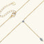 Collar de Plata Esterlina 925 con Moissanita Elegante