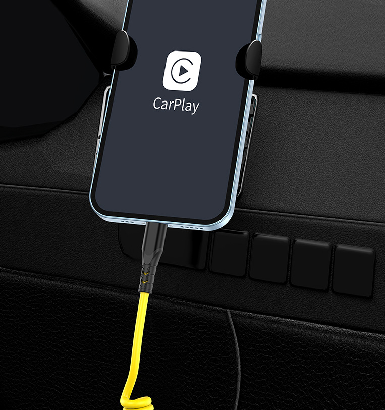 60W 2-in-1 Elbow Telescopic Fast Charging USB Cable
