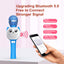 Singing Machine With Microphone All-In-One Wireless Home Karaoke Toy Little Girl Amplifier Sound Baby Microphone For Children - Korvel