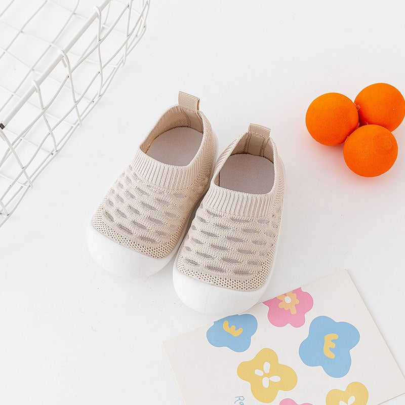 Baby walking shoes indoor anti slip baby front shoes with soft soles for boys and girls shoes - Korvel