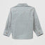 Stylish Grey and Blue Printed Shirt for Baby Boys - Korvel