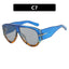 T-Shaped Large Frame Sunglasses - Personalized Women's Style