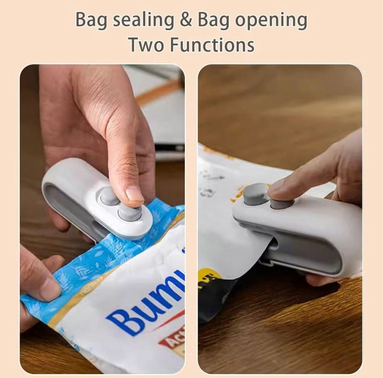 Sellador Mini SealSync - Herramienta Compacta de Conservación de Alimentos