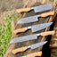 Premium Damascus Steel Kitchen Knife Set – 13" Blade with Olivewood Handle & Leather Sheath - Korvel