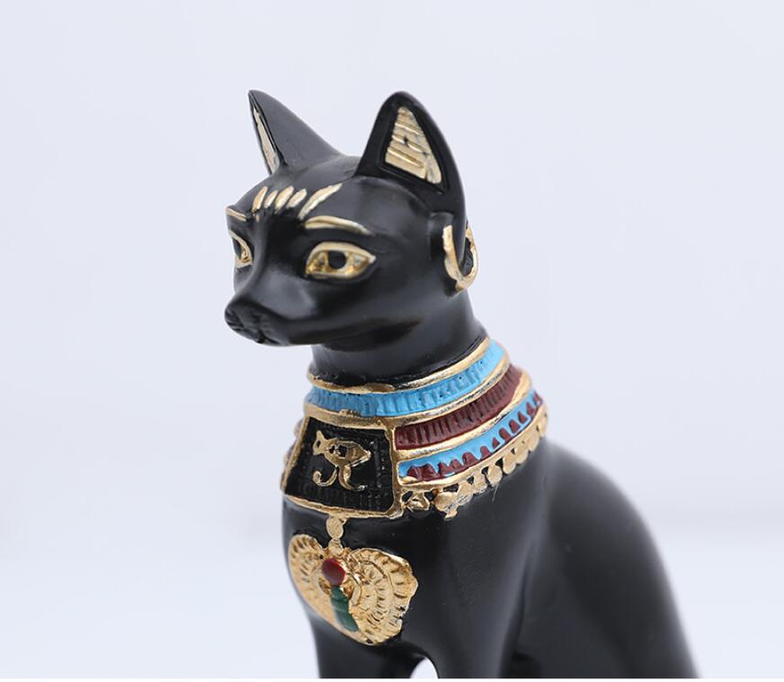 Egyptian Cat God Decorates Home Entrances Crafts Living Room Decorations Gifts Lucky Cats - Korvel