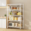 Adjustable Wire Frame Metal Storage Rack - White