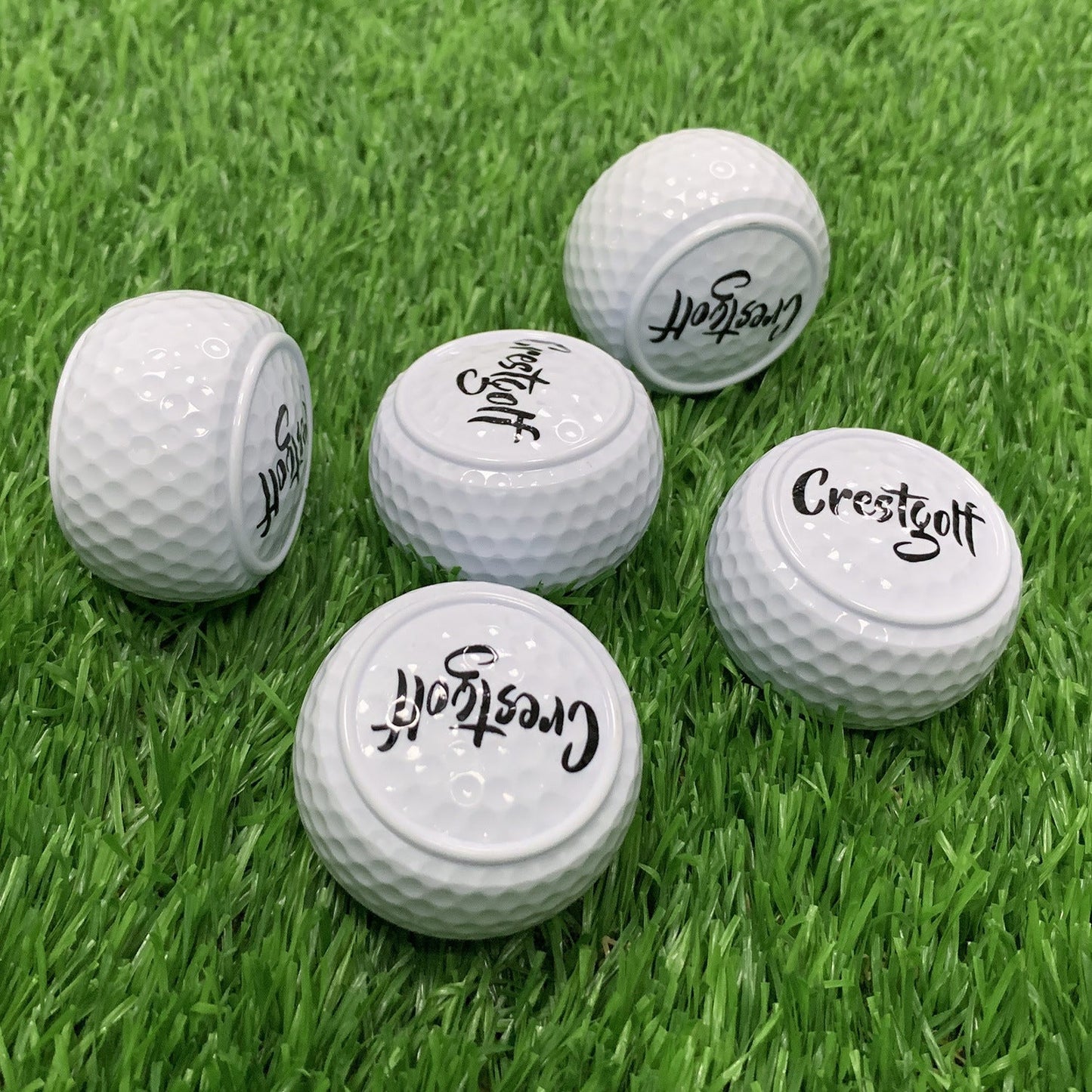 Flat Golf Putter Practice Ball for Indoor and Outdoor Use