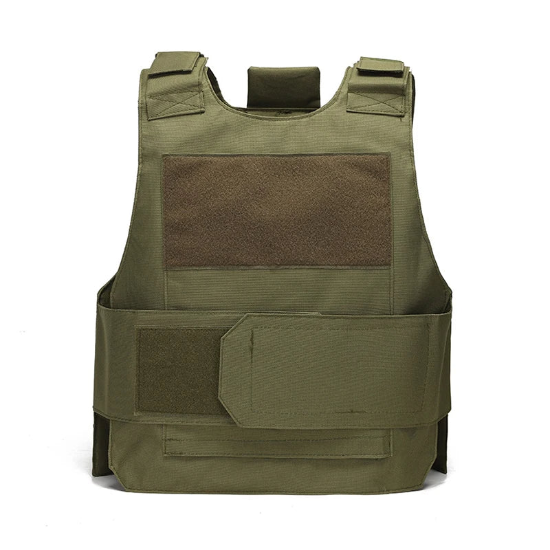 Tactical Army Vest Multi functional Armor Plate Tactical Carrier Vest CP Camo 800D - Korvel