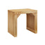 Pine Dining Bench and Table, Indoor Wood Bench for Entryway,Living Room,Kitchen and Bench Set (Nature, Bench & Table) Small - Korvel
