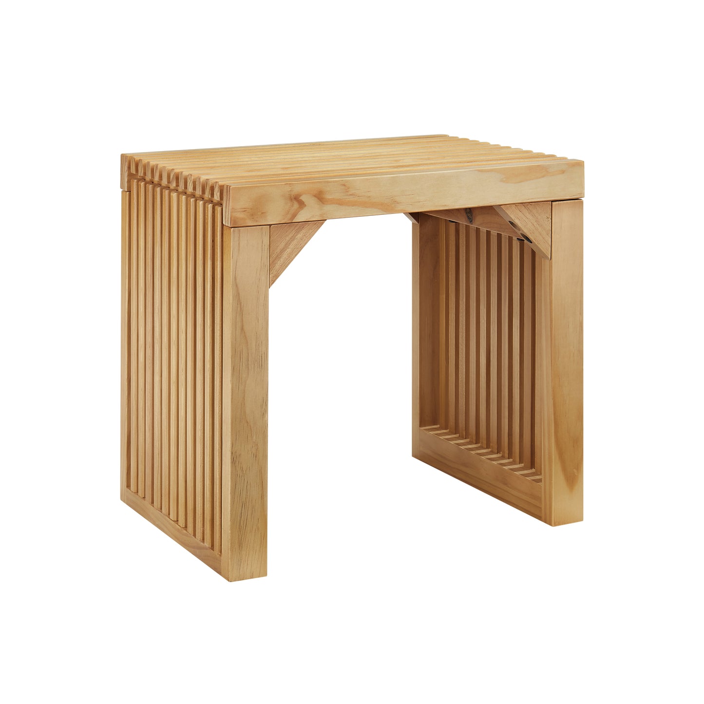 Pine Dining Bench and Table, Indoor Wood Bench for Entryway,Living Room,Kitchen and Bench Set (Nature, Bench & Table) Small - Korvel
