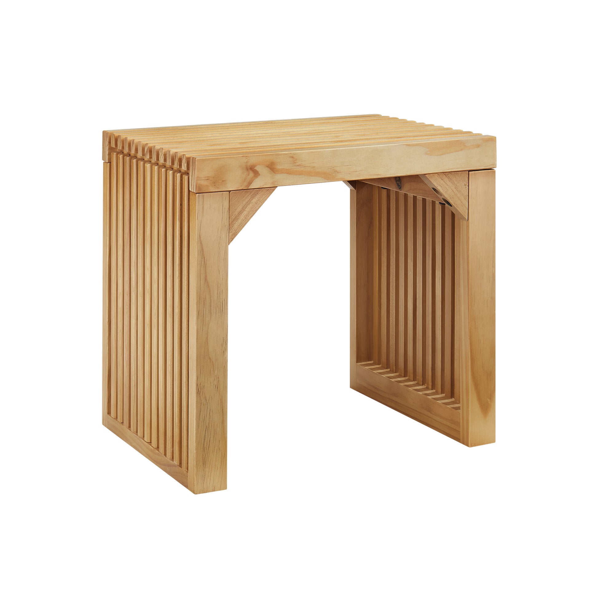Pine Dining Bench and Table, Indoor Wood Bench for Entryway,Living Room,Kitchen and Bench Set (Nature, Bench & Table) Small - Korvel