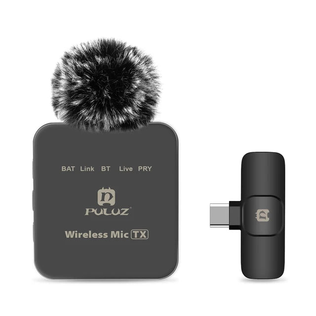 Wireless lavalier microphone mobile phone outdoor live recording noise reduction 1-to-2 wireless microphone - Korvel