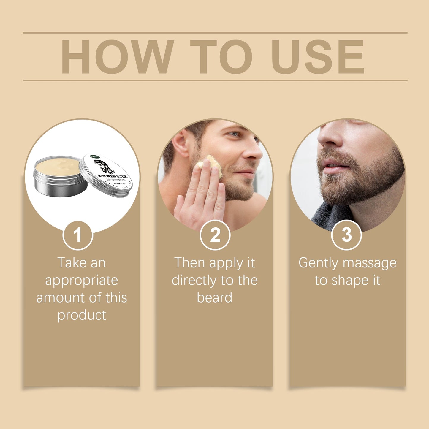 Woodsleep Men's Beard Care Wax - Nourishing & Moisturizing