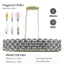 Modern Champagne Gold Oval Crystal Chandelier