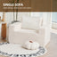 Premium Foam Bean Bag Chair with Pillow - American White Oak