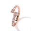 Fashionable Opening Bracelet Ins Style Diamond Set Interwoven Two Color Bracelet Personalized Hip Hop Men's Handpiece - Korvel