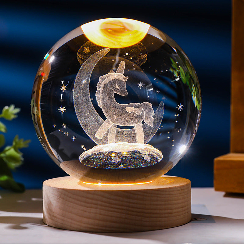 Starry Sky 3D Micro Landscape Crystal Ball Ornament