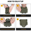 Tactical Dump Pouch Foldable High Capacity Nylon Mesh MOLLE Belt Compatible Lightweight Durable - Korvel