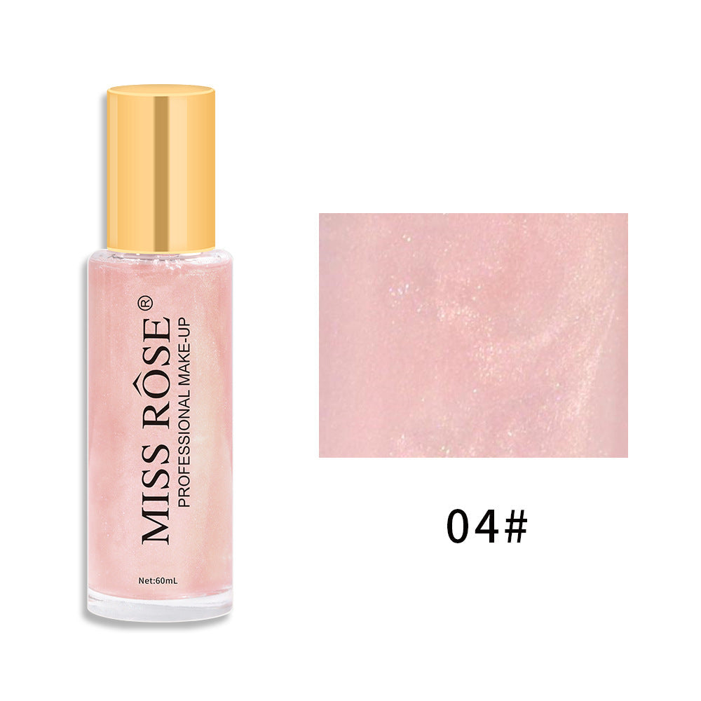 Quicksand Liquid Body Glitter Spray Waterproof Sweat Resistant Makeup Free Pearlescent Brighten And Highlight Spray - Korvel