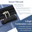 Hardshell Luggage Spinner Suitcase with TSA Lock Lightweight Expandable 24'' (Single Luggage) Blue + ABS + 24 Inch - Korvel