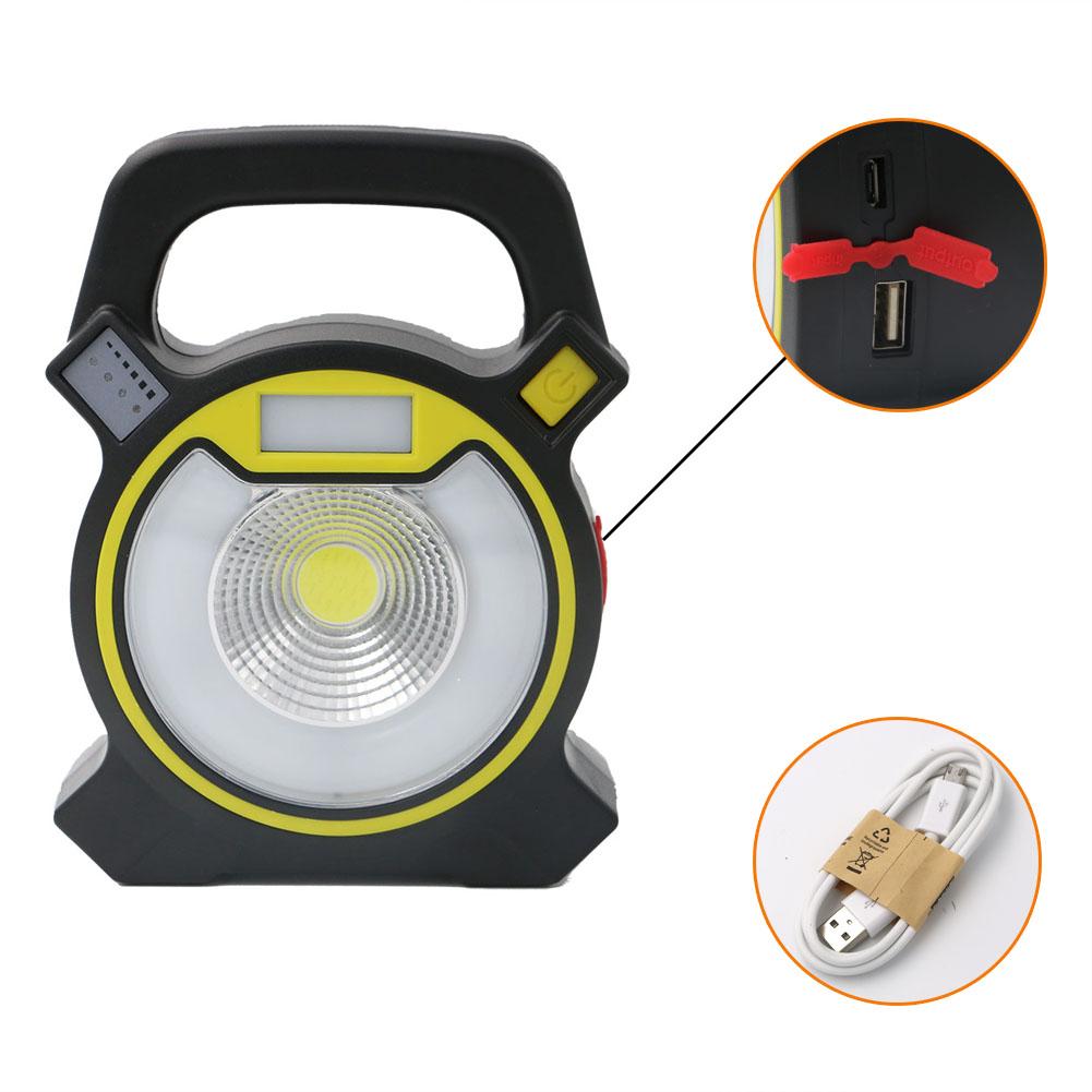 Foco portátil LED COB de 30W - Luz de trabajo recargable por USB
