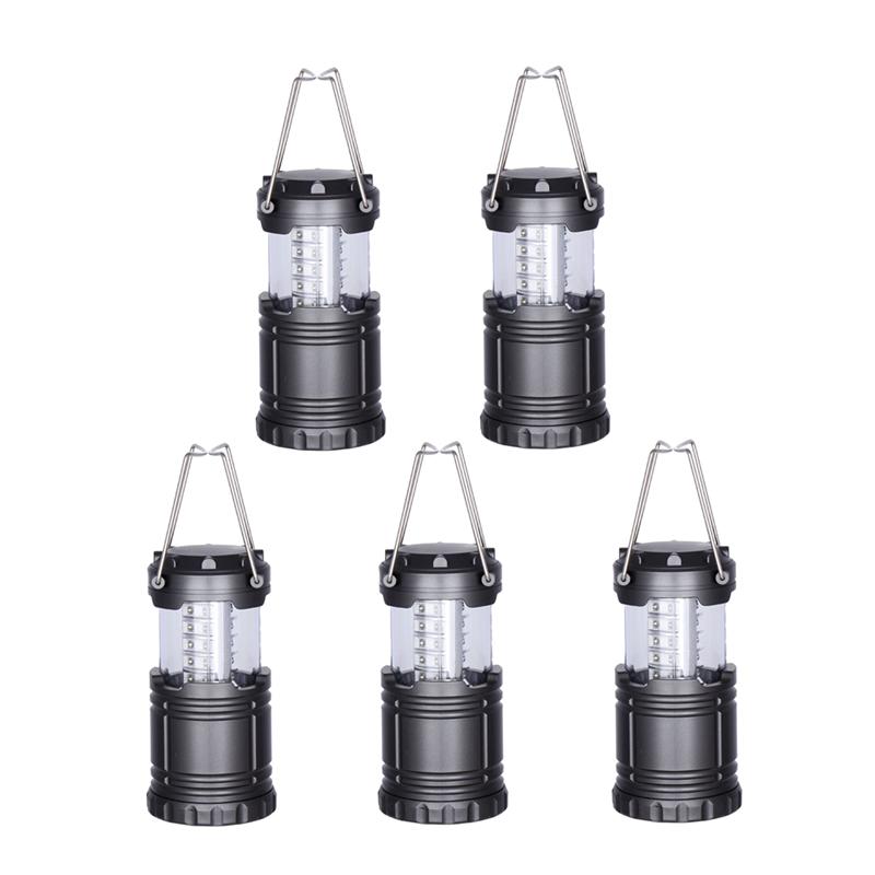 Lantern portable pliable 30 LED pour le camping et la randonnée