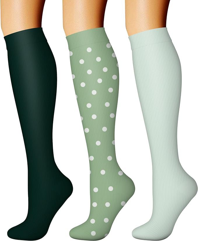 Sports pressure socks long tube socks calf socks compression socks skipping rope elastic cycling socks - Korvel