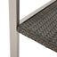 Cape Coral Outdoor Wicker Dining Chairs - 2-Pcs Set, Grey