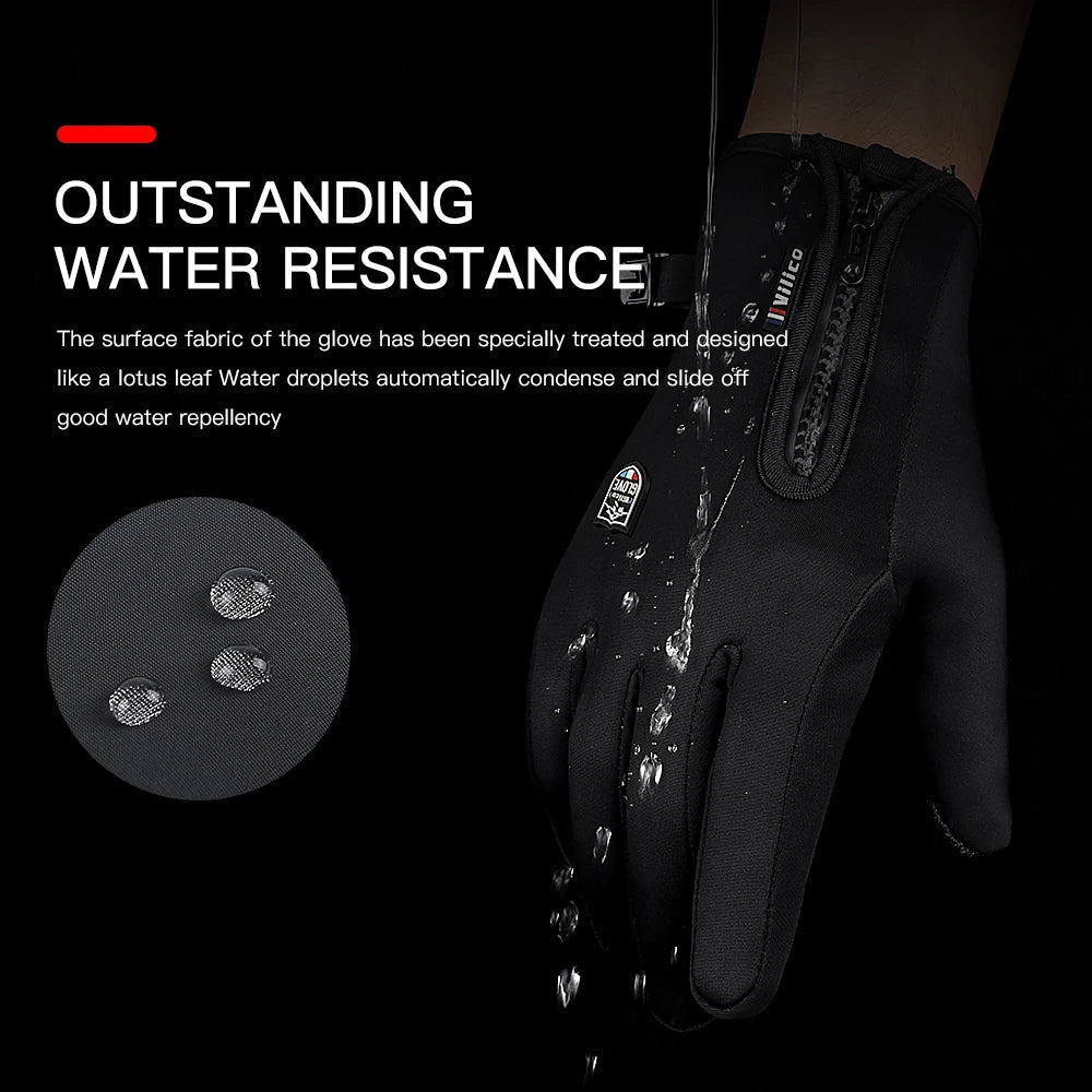 Guantes de Invierno Táctiles Premium para Deportes al Aire Libre