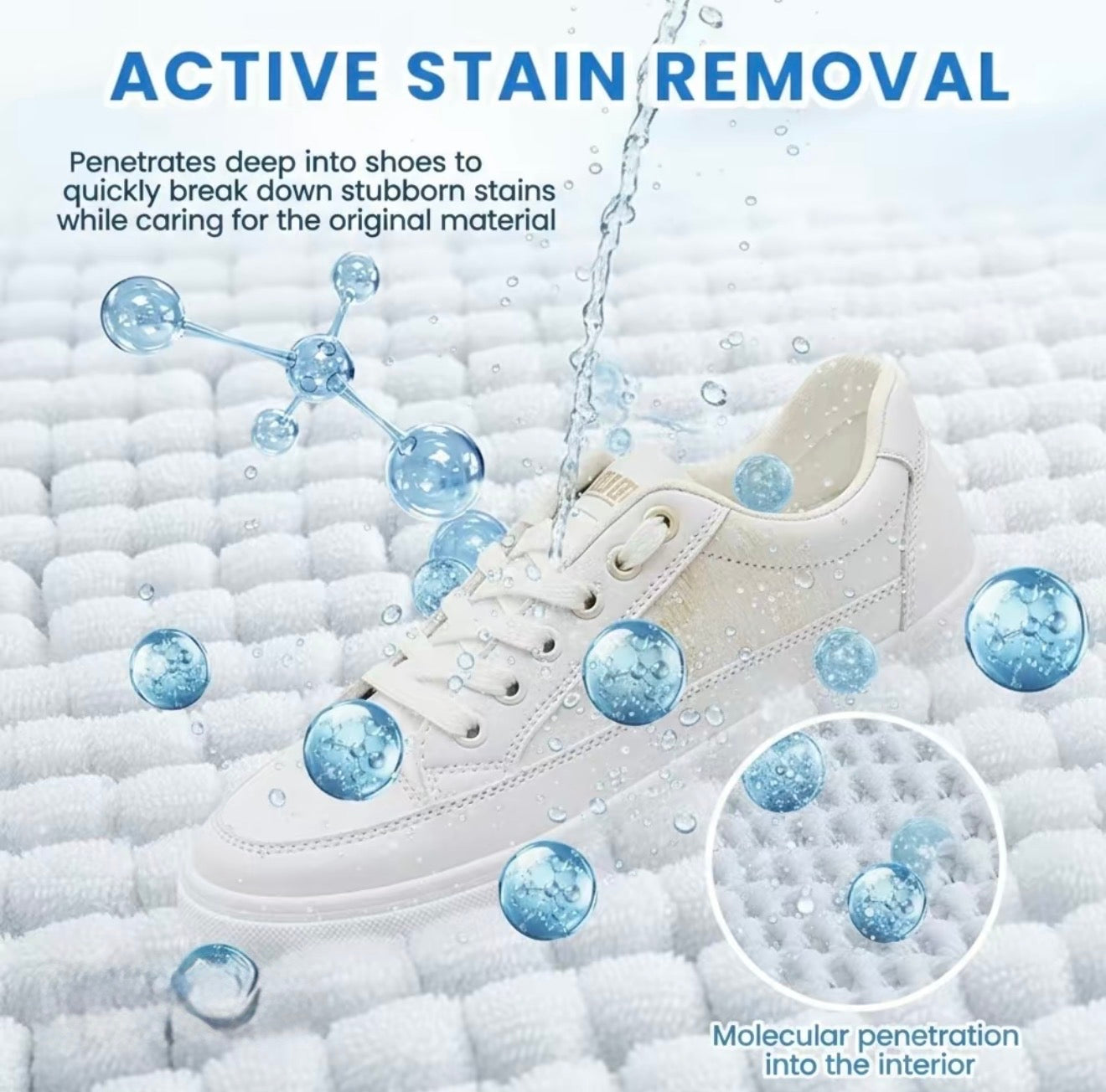 Limpiador de Zapatos PureWhite - Solución de Limpieza Sin Esfuerzo