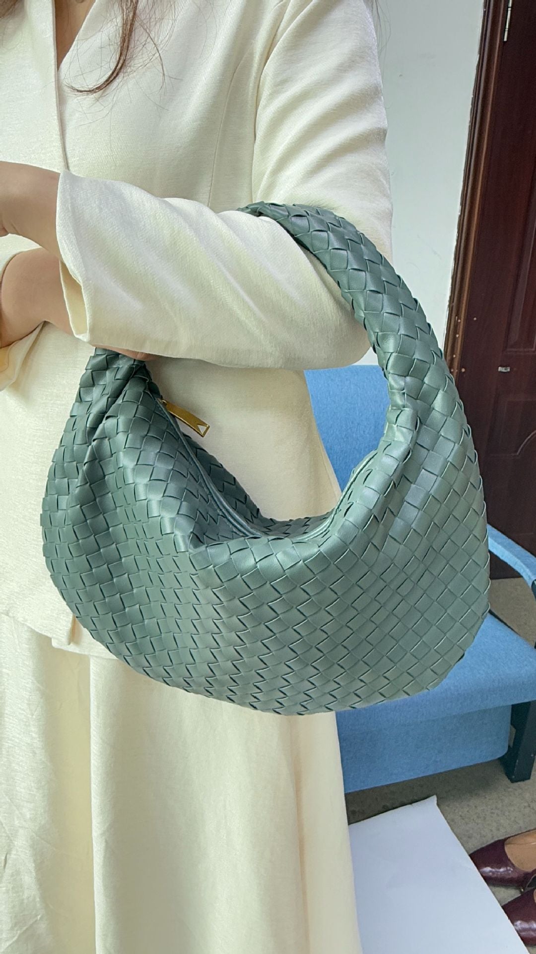 Premium Large Women's Woven Shopper Bag