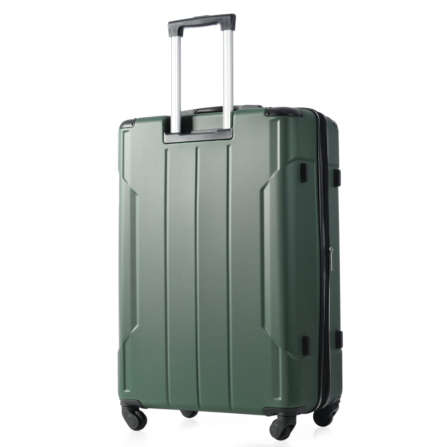 Hardshell Luggage Spinner Suitcase with TSA Lock Lightweight Expandable 24'' (Single Luggage) Green + ABS + 24 Inch - Korvel
