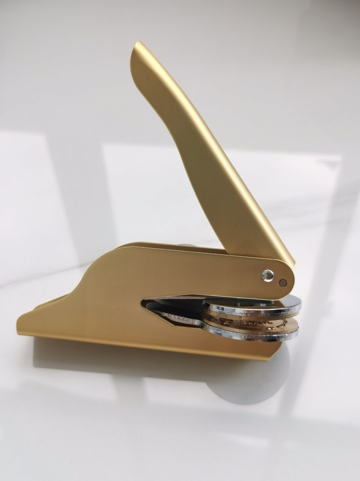 Handheld pliers with engraved steel stamp pattern logo embossed steel stamp embossing seal carving DIY - Korvel