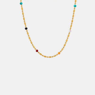 Simple rice bead splicing rice bead chain design drop glaze clip bead chain - Korvel