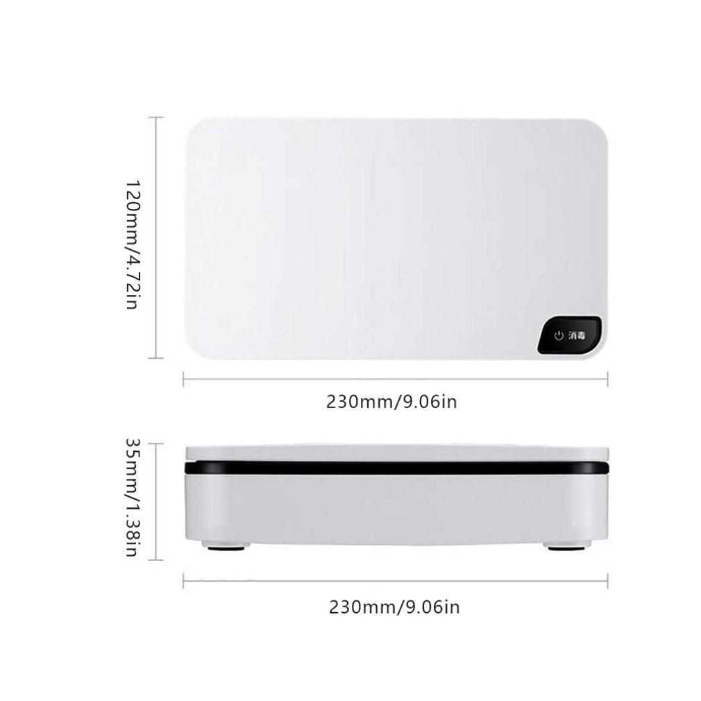 Portable Uv Sterilizer Box Mobile Phone Sanitizer Case For Phone Mice Toothbrush Mask Sterilization Box 1 Set - Korvel