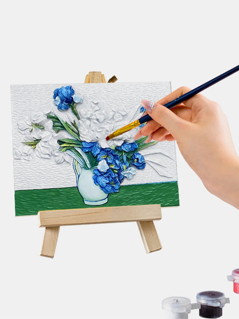 Relief Van Gogh's Irises DIY 3D Oil Painting Kit - Korvel