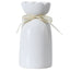 Elegant European-Style Ceramic Ribbon Vase for Home Decor