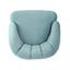 Elegant Blue Velvet Armchair