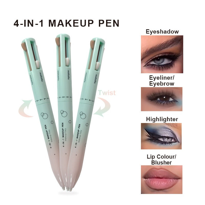 4 in 1 makeup pencil 4 in 1 makeup pencil 4 colors 4 colors lip liner highlight eye shadow eyeliner eyebrow pencil 4in1 - Korvel