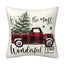 Black and red checkered car letter pillow cover, Amazon home sofa cushion cover, holiday pillow - Korvel